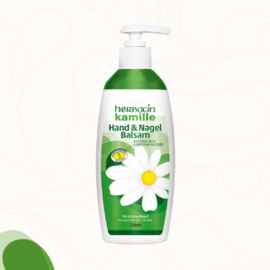 Pflegebalsam mit Kamille und Aloe Vera für Hände und Nägel im 200 ml Pumpspender