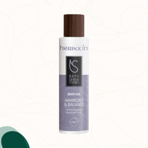 Herbacin Bath Sensations Badeöl mit Lotusblüte, Jasmin, Zitrusölen sowie Süßmandelöl und Avocadoöl in der 200 ml Flasche