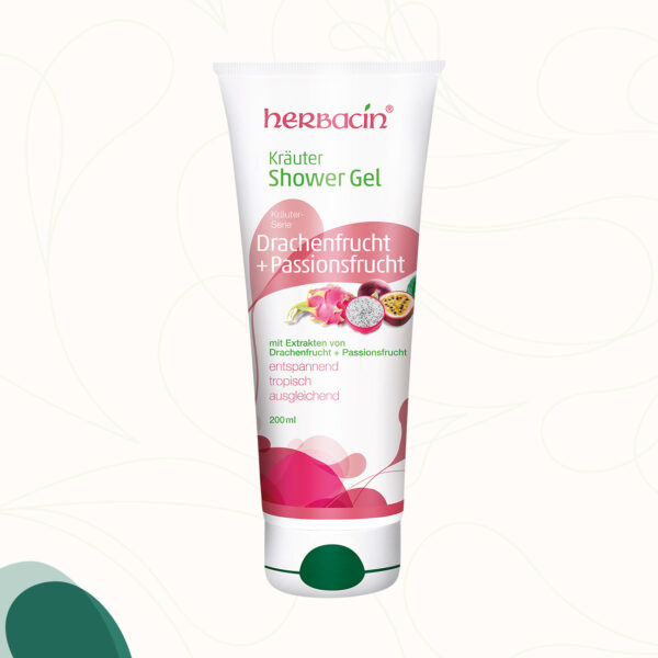 pH hautneutrales Duschgel mit Drachenfrucht und Passionsfrucht in der 200 ml Tube