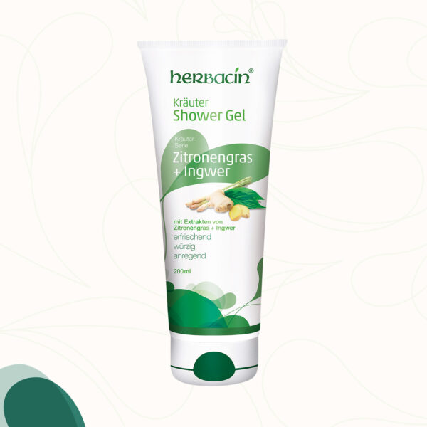 pH hautneutrales Duschgel mit Zitronengras und Ingwer in der 200 ml Tube