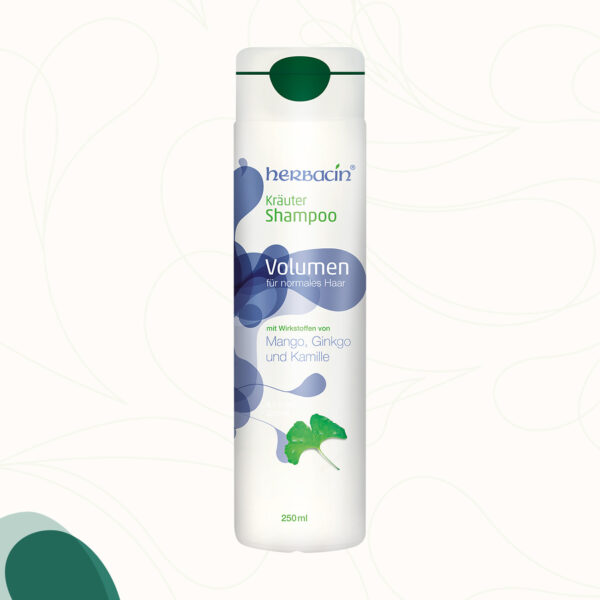 Natürliches Kräutershampoo für mehr Volumen und Spannkraft ganz ohne Silikon in der 200 ml Flasche