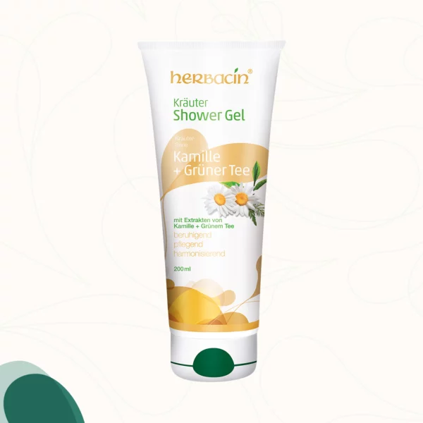 pH hautneutrales Duschgel mit Kamille und Grüner Tee in der 200 ml Tube