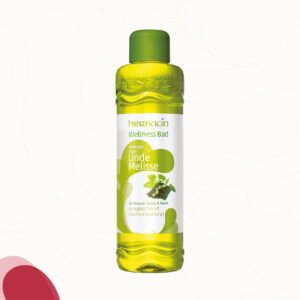 Herbacin Wellness Schaumbad in der 1000 ml Flasche wirkt ausgleichend und revitalisierend mit Lindenblüten und Melisse, verzichtet auf unnötige Verdickungsmittel