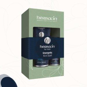 Herbacin for men Camouflage Geschenkset Energetic Kick Start bestehend aus Herbacin for men Camouflage Shower Gel und Herbacin for men Camouflage Deo Roll-on