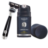 Herbacin CF-Rasierer mit Camouflage Speed Shaving Cream – modernes Rasur-Duo für schnelle, gründliche Nassrasur.