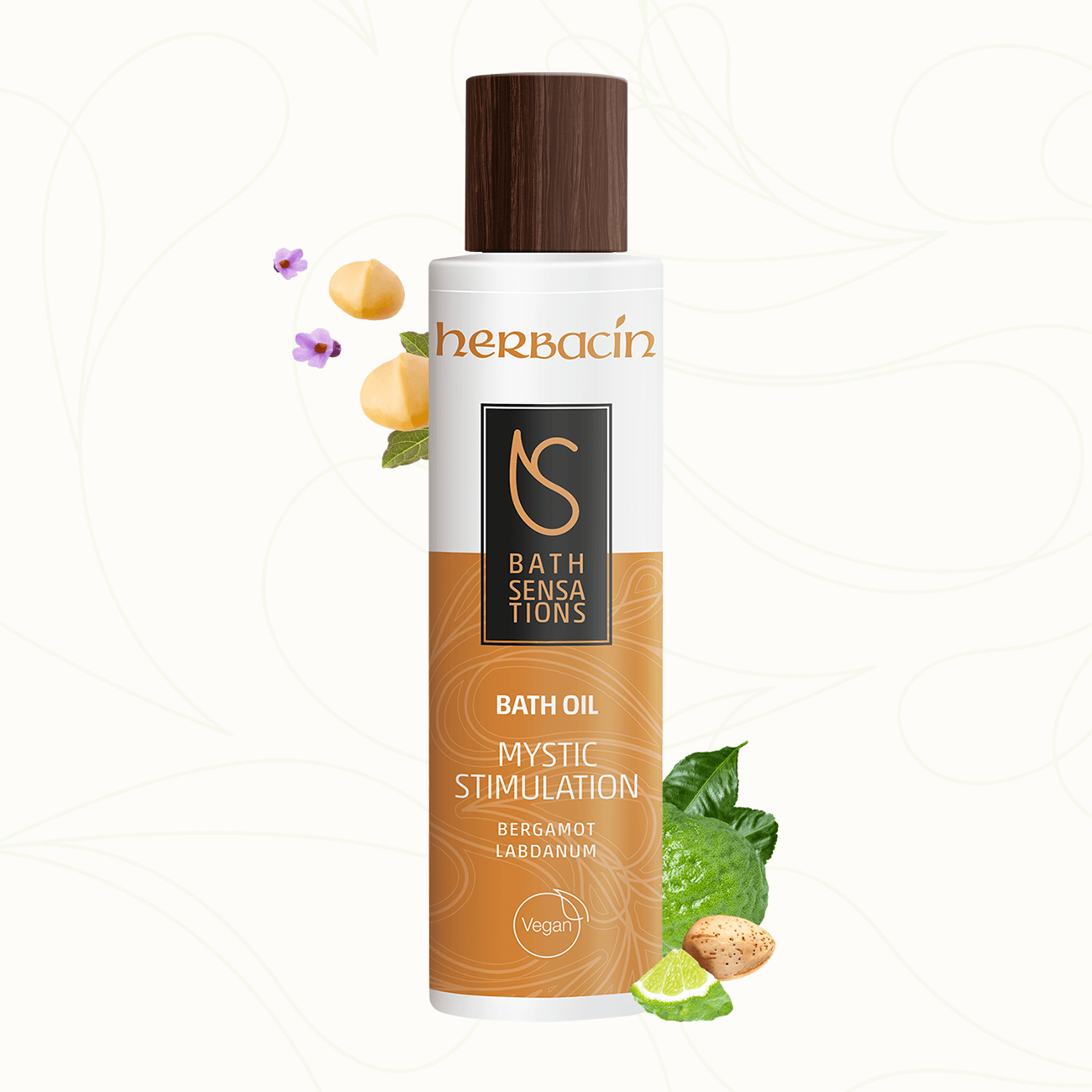 Herbacin Bath Sensations Mystic Stimulation – Badeöl mit Bergamotte und Ladanum für ein stimulierendes Badeerlebnis