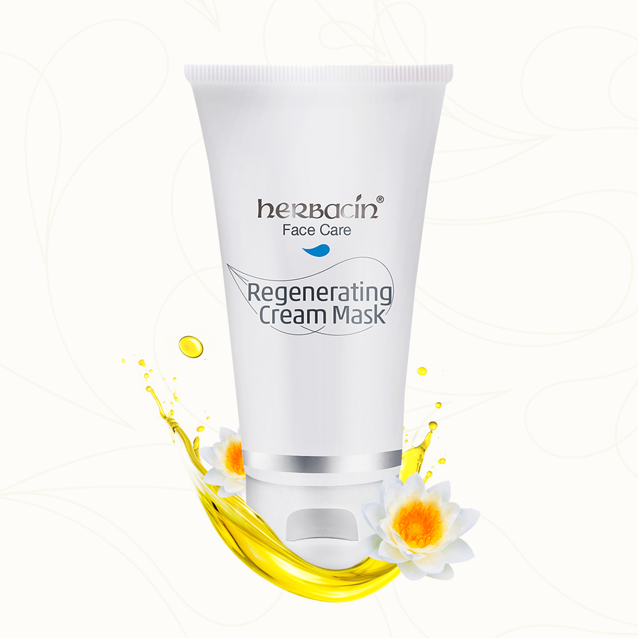 Herbacin Regenerating Cream Mask – regenerierende Gesichtsmaske mit beruhigenden Inhaltsstoffen für intensive Pflege und glattere Haut.