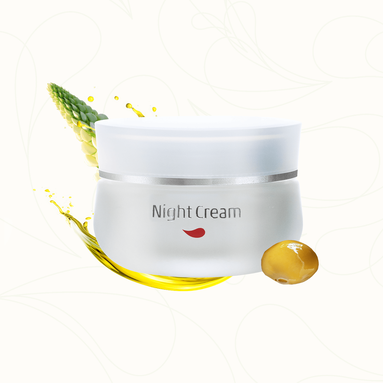 Herbacin Face Care Night Cream mit pflegenden Wirkstoffen für die nächtliche Hautregeneration