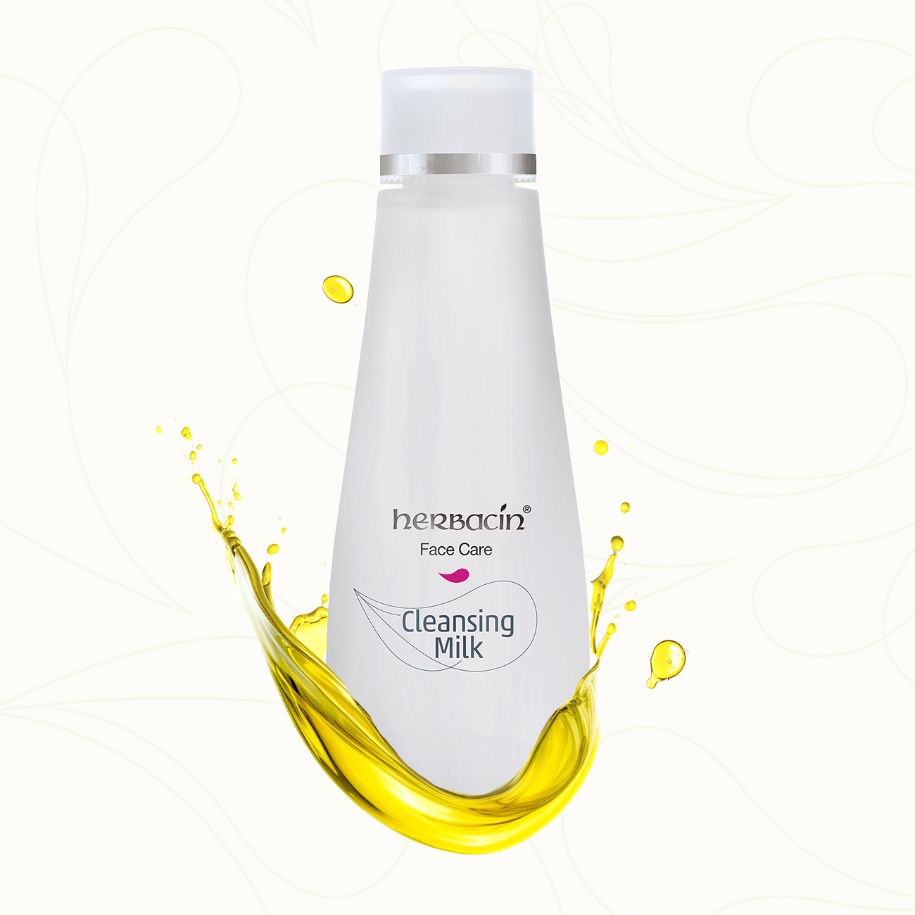 Herbacin Face Care Cleansing Milk zur sanften Entfernung von Make-up und Schmutzpartikeln