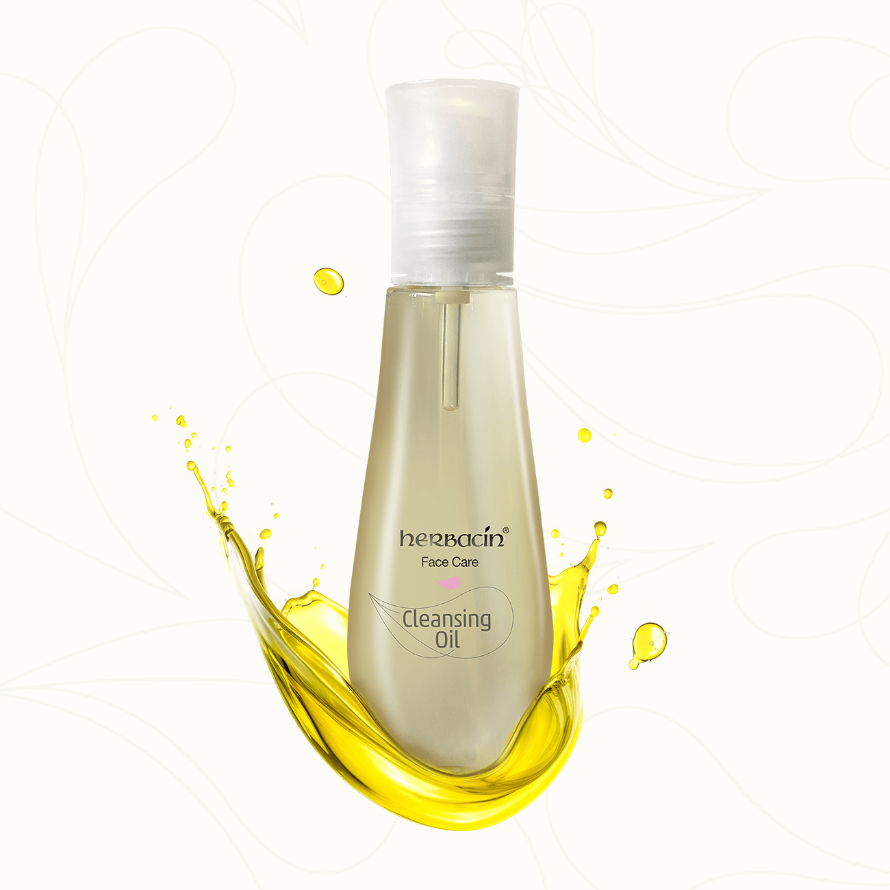 Herbacin Face Care Cleansing Oil mit natürlichen Ölen zur gründlichen, aber schonenden Gesichtsreinigung