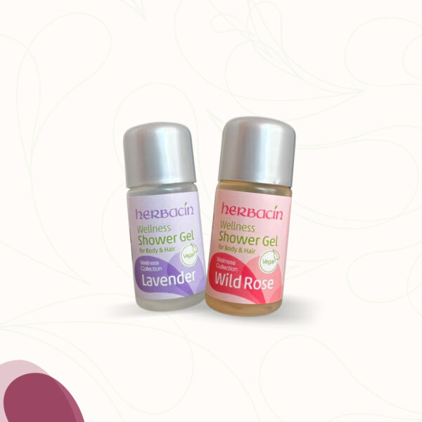 Herbacin Wellness Shower Gel Lavendel und Wildrose in der 10 ml Probiergröße